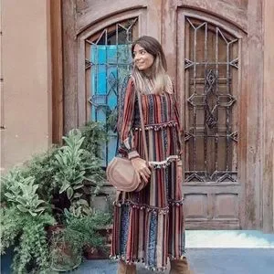 Zara Dresses Rare Zara Striped Pom Pom Festival Dress Sz Xs